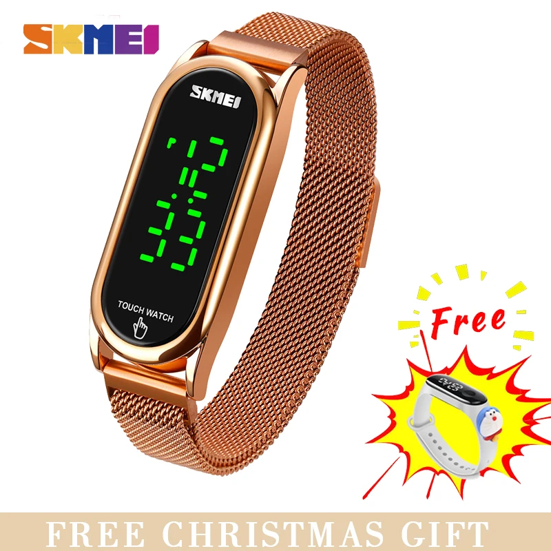 SKMEI Japan Digital movement Watches Women LED Touch Screen Display Date Time Ladies Watch For Female Reloj Mujer 1697
SKMEI Japan Digital movement Watches Women LED Touch Screen Display Date Time Ladies Watch For Female Reloj Mujer 1697