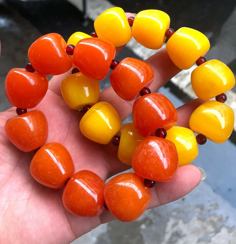 Hoo 18 мм красивый красный Балтийский Янтарный старинный цветом пчелиного воска бусина «Яблоко» Браслет AAA ++ сертификат 
Hoo 18 мм красивый красный Балтийский Янтарный старинный цветом пчелиного воска бусина «Яблоко» Браслет AAA ++ сертификат