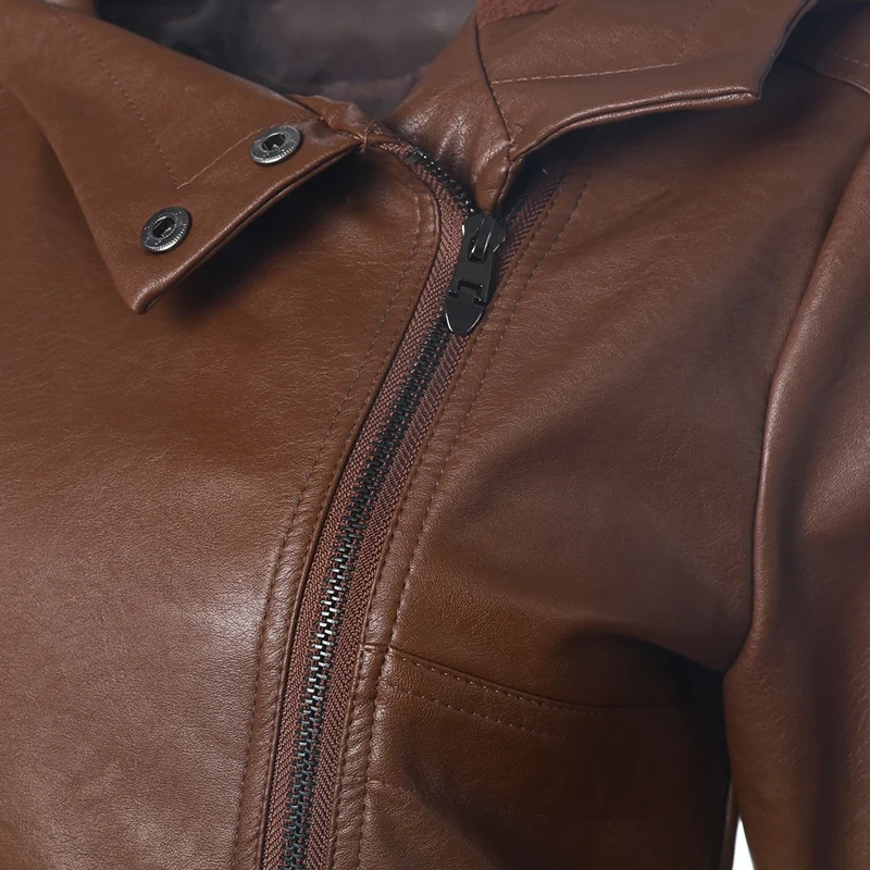Women's Leather Jacket Slim Leather Jacket Women's Coat Solid Women's Moto Biker Zipper Jacket Winter Jacket Women Plus Velvet
Women's Leather Jacket Slim Leather Jacket Women's Coat Solid Women's Moto Biker Zipper Jacket Winter Jacket Women Plus Velvet