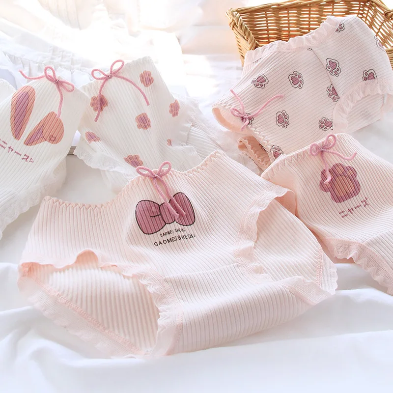Women Panties Set Cute Cotton Breathable Student Strings Lady Underwear Female Dessous Lenceria Sexy Hot Caliente Calcinha 3125
Women Panties Set Cute Cotton Breathable Student Strings Lady Underwear Female Dessous Lenceria Sexy Hot Caliente Calcinha 3125