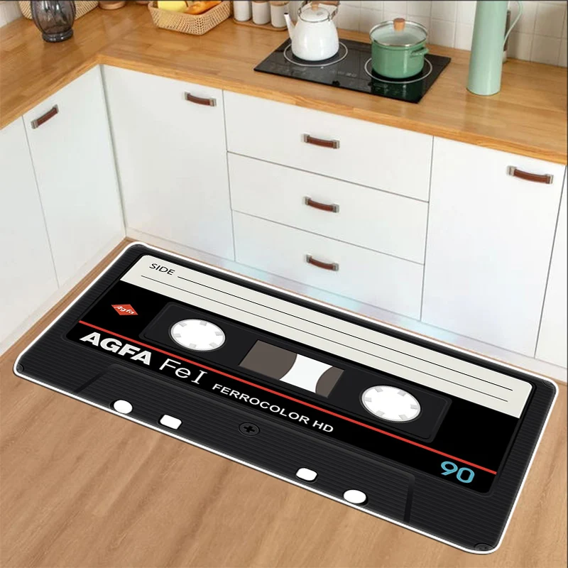Home Kitchen Mat Anti-slip Modern 3D Music Tape Rug Living Room Balcony Bathroom Carpet Doormat Hallway alfombra cocina Bath Mat
Home Kitchen Mat Anti-slip Modern 3D Music Tape Rug Living Room Balcony Bathroom Carpet Doormat Hallway alfombra cocina Bath Mat