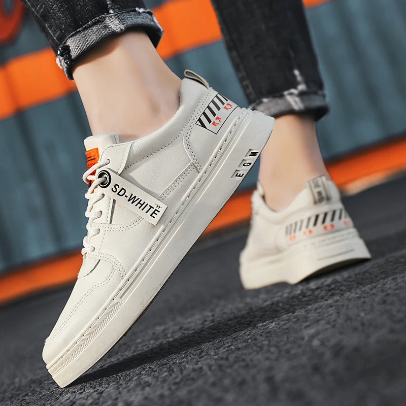 Hot Men's White Sneakers Women's Fashion Vulcanize Shoes size 39-44 High quality HIP HOP Shoes Platform Lace-up running Shoe
Hot Men's White Sneakers Women's Fashion Vulcanize Shoes size 39-44 High quality HIP HOP Shoes Platform Lace-up running Shoe