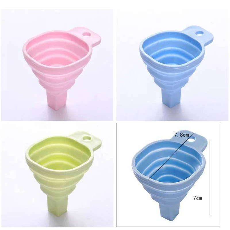 High Quality Food Grade Silicone Gel Folding Funnel Foldable Telescopic Long Neck Funnel Liquid Filling Kitchen Tools
High Quality Food Grade Silicone Gel Folding Funnel Foldable Telescopic Long Neck Funnel Liquid Filling Kitchen Tools
