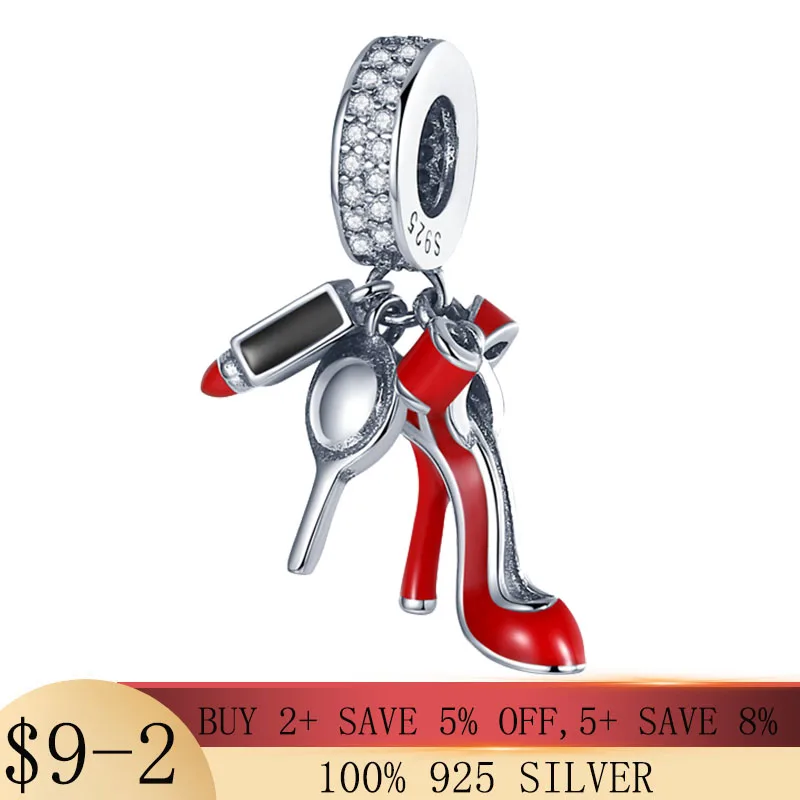 2021 New 925 Sterling Silver Red Enamel High Heels Shoes Dangle Charm fit Original Pandora Bracelet Necklace Jewelry Making Gift
2021 New 925 Sterling Silver Red Enamel High Heels Shoes Dangle Charm fit Original Pandora Bracelet Necklace Jewelry Making Gift