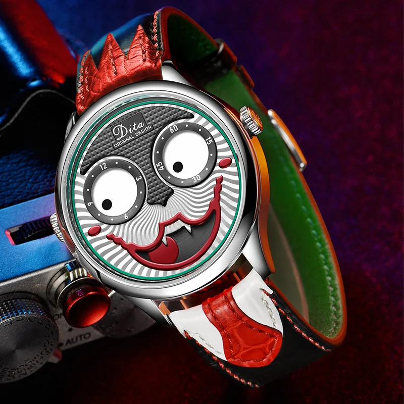 New Watch Men Creative Design Big Dial Joker Quartz Wrist Watches Leather Waterproof Sports Chronograph Relogio Masculino
New Watch Men Creative Design Big Dial Joker Quartz Wrist Watches Leather Waterproof Sports Chronograph Relogio Masculino