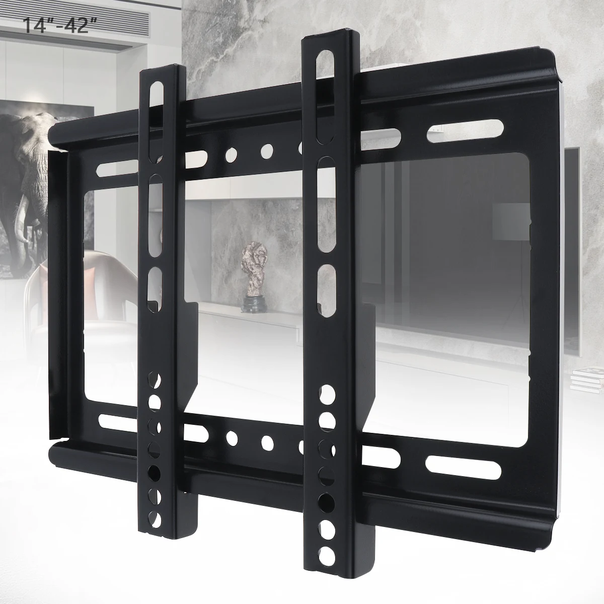 Universal Thin 20KG TV Wall Mount Bracket Flat Panel TV Frame with Gradienter for 14-42 Inch LCD LED Monitor Flat Pan
Universal Thin 20KG TV Wall Mount Bracket Flat Panel TV Frame with Gradienter for 14-42 Inch LCD LED Monitor Flat Pan
