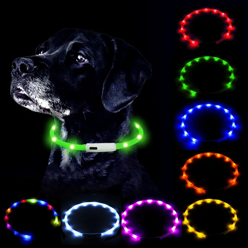 Colorful USB Rechargeable LED Dog Collar Night Safety Flashing Pet Supplies Waterproof Leash Collar Pet Accessories
Colorful USB Rechargeable LED Dog Collar Night Safety Flashing Pet Supplies Waterproof Leash Collar Pet Accessories