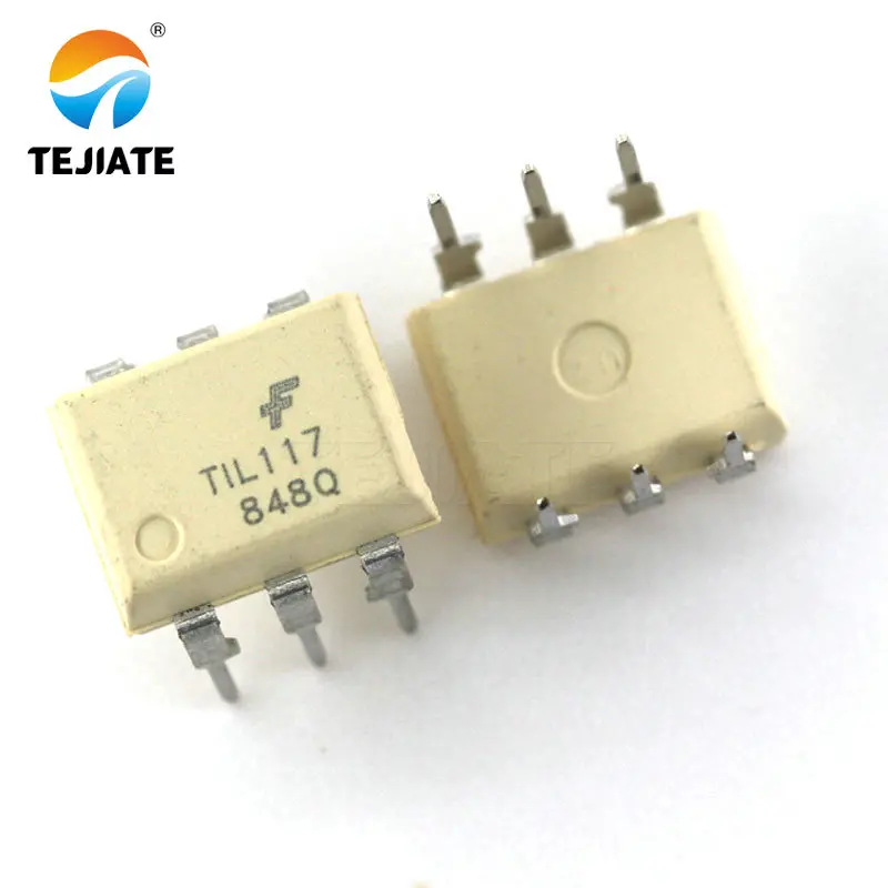 Оптрон TEJIATE TIL117 DIP-6, 5 шт., прямая вставка, транзистор, фотоэлектрический выход, оптический изолятор, печатный 848Q
Оптрон TEJIATE TIL117 DIP-6, 5 шт., прямая вставка, транзистор, фотоэлектрический выход, оптический изолятор, печатный 848Q