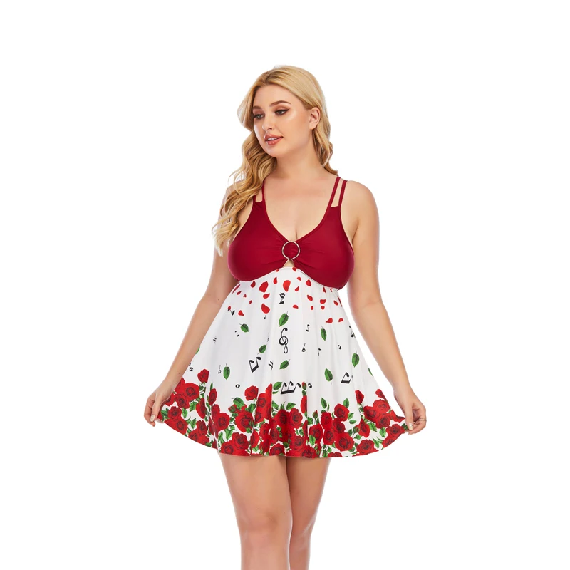 Two Pieces Swimdress Swimwear Women Cover Up Swimsuits Bathing Suit Floral Print High Waist Beachwear Plus Size Bikini Mujer Set
Two Pieces Swimdress Swimwear Women Cover Up Swimsuits Bathing Suit Floral Print High Waist Beachwear Plus Size Bikini Mujer Set