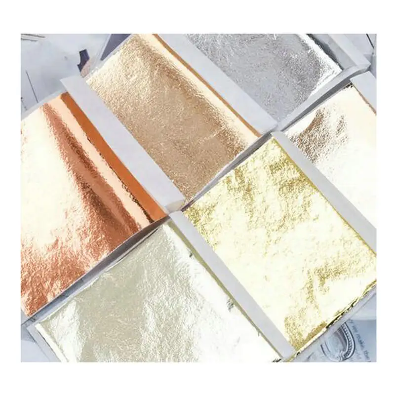 100pcs Leaf Foil Sheet Nail Art Sticker DIY Resin Handmade Jewelry Gilding Craft Accessory Decor 9cm Silver Gold Paper Stuff
100pcs Leaf Foil Sheet Nail Art Sticker DIY Resin Handmade Jewelry Gilding Craft Accessory Decor 9cm Silver Gold Paper Stuff