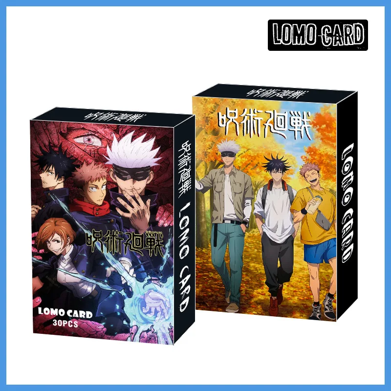 30Pcs/Box Anime Jujutsu Kaisen Lomo Card kids Gift Itadori Yuuji Gojou Satoru Fushiguro Megumi Kugisaki Nobara
30Pcs/Box Anime Jujutsu Kaisen Lomo Card kids Gift Itadori Yuuji Gojou Satoru Fushiguro Megumi Kugisaki Nobara