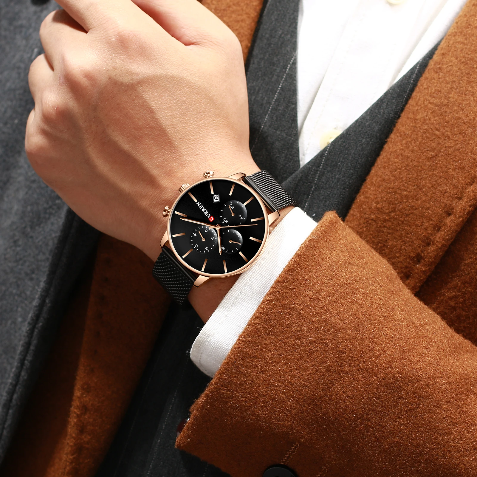 Mens Watches CURREN Fashion Quartz Wristwatch for Men Classic Chronograph Clock Casual Sport Watch Waterproof Relogio Homem
Mens Watches CURREN Fashion Quartz Wristwatch for Men Classic Chronograph Clock Casual Sport Watch Waterproof Relogio Homem