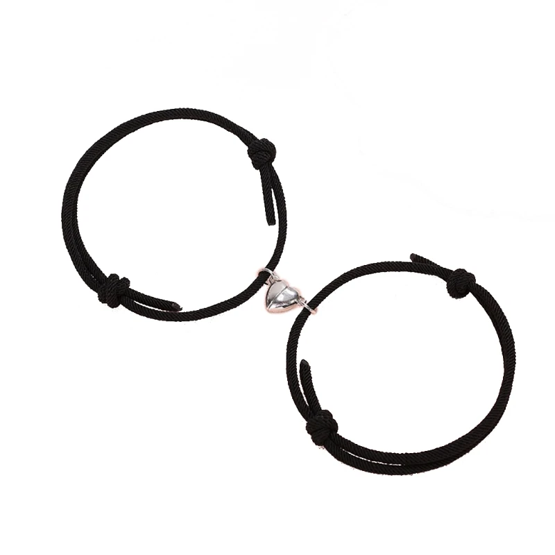 2 Pcs Attractive Magnet Bracelets for Couples Men Women Mutual Attraction Rope Braided Adjustable Bracelet Valentine's Day Gifts
2 Pcs Attractive Magnet Bracelets for Couples Men Women Mutual Attraction Rope Braided Adjustable Bracelet Valentine's Day Gifts