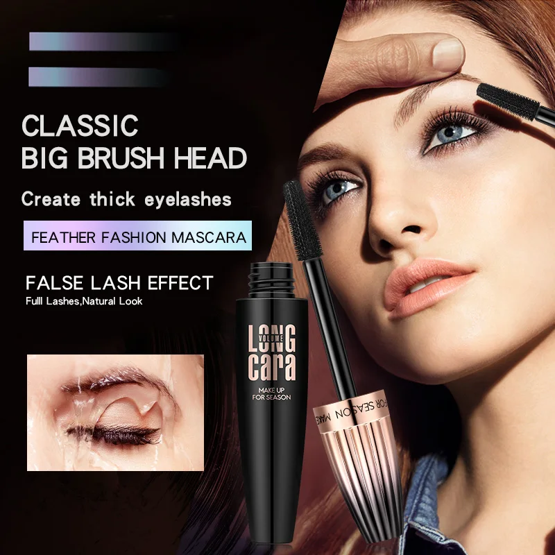 MACFEE black mascara volume brush curling lengthening thick eyelash extension long lasting waterproof 4D mascara MA008
MACFEE black mascara volume brush curling lengthening thick eyelash extension long lasting waterproof 4D mascara MA008