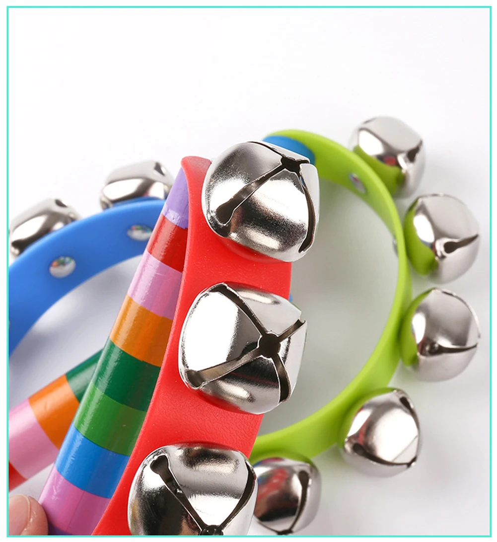 Colorful Wooden Rattle 5 Jingle Stick Sleigh Bells Handbell For Child Children Kids Toys Percussion Musical Instrument Accessory
Colorful Wooden Rattle 5 Jingle Stick Sleigh Bells Handbell For Child Children Kids Toys Percussion Musical Instrument Accessory