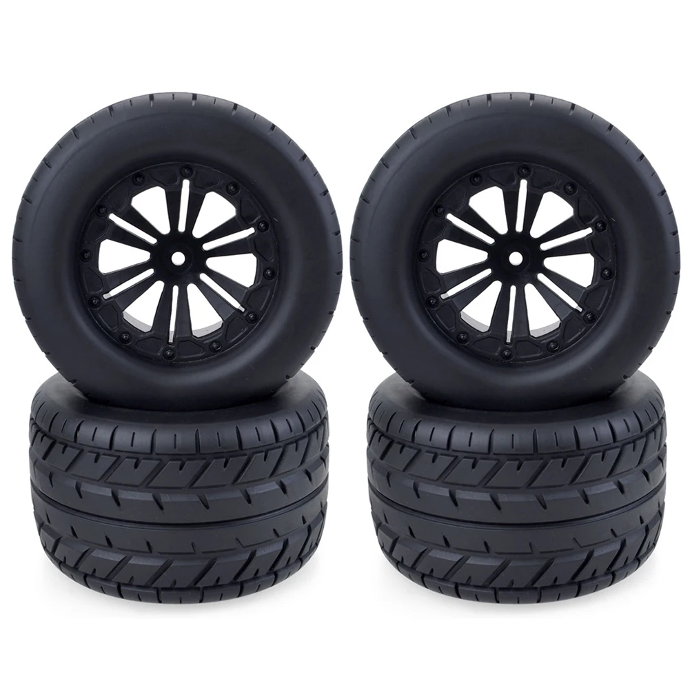 4pcs RC Toy Car Accessorie Mini Truck Tire Durable Rubber Wear-resistant Tyre Rim Hub Crawler Truck Wheel For 1/10 Monster Truck
4pcs RC Toy Car Accessorie Mini Truck Tire Durable Rubber Wear-resistant Tyre Rim Hub Crawler Truck Wheel For 1/10 Monster Truck