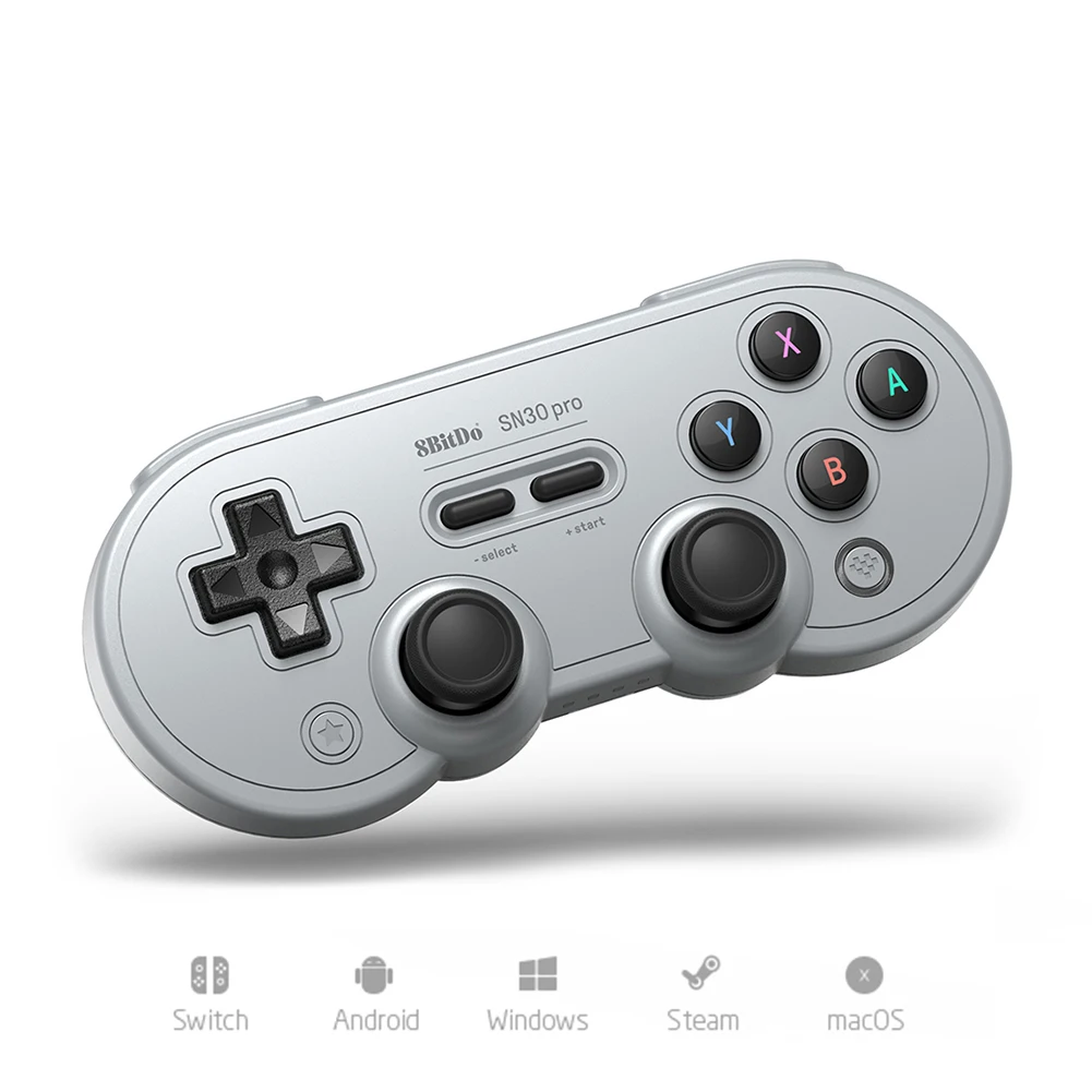 Беспроводной контроллер 8bitdo SN30 Pro, вибрационный перезаряжаемый Bluetooth-совместимый джойстик, прозрачный Вибрационный контроллер, геймпад
Беспроводной контроллер 8bitdo SN30 Pro, вибрационный перезаряжаемый Bluetooth-совместимый джойстик, прозрачный Вибрационный контроллер, геймпад
