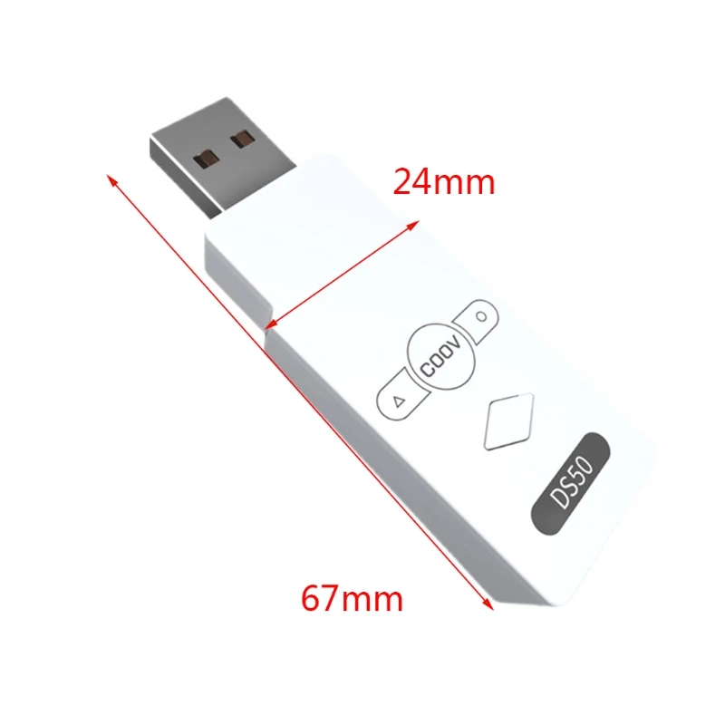 USB Wireless Controller Converter Wired Bluetooth Handle Adapter for PS5/Switch/PS4/PC Gaming Handles Accessories
USB Wireless Controller Converter Wired Bluetooth Handle Adapter for PS5/Switch/PS4/PC Gaming Handles Accessories
