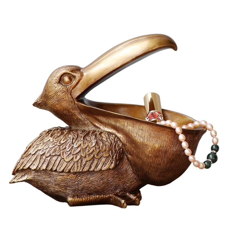 Toucan Key Storage Figurine Pelican Statue Storage Basket Animals Bird Sculpture Home Desktop Decor Ornament Gift
Toucan Key Storage Figurine Pelican Statue Storage Basket Animals Bird Sculpture Home Desktop Decor Ornament Gift