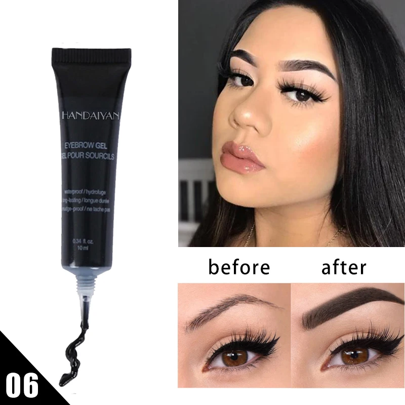 Natural 6 Colors Liquid Dyeing Eyebrow Cream Set Waterproof Durable Brown Tint Eyebrow Henna Mascara Eyebrows Paint Makeup
Natural 6 Colors Liquid Dyeing Eyebrow Cream Set Waterproof Durable Brown Tint Eyebrow Henna Mascara Eyebrows Paint Makeup