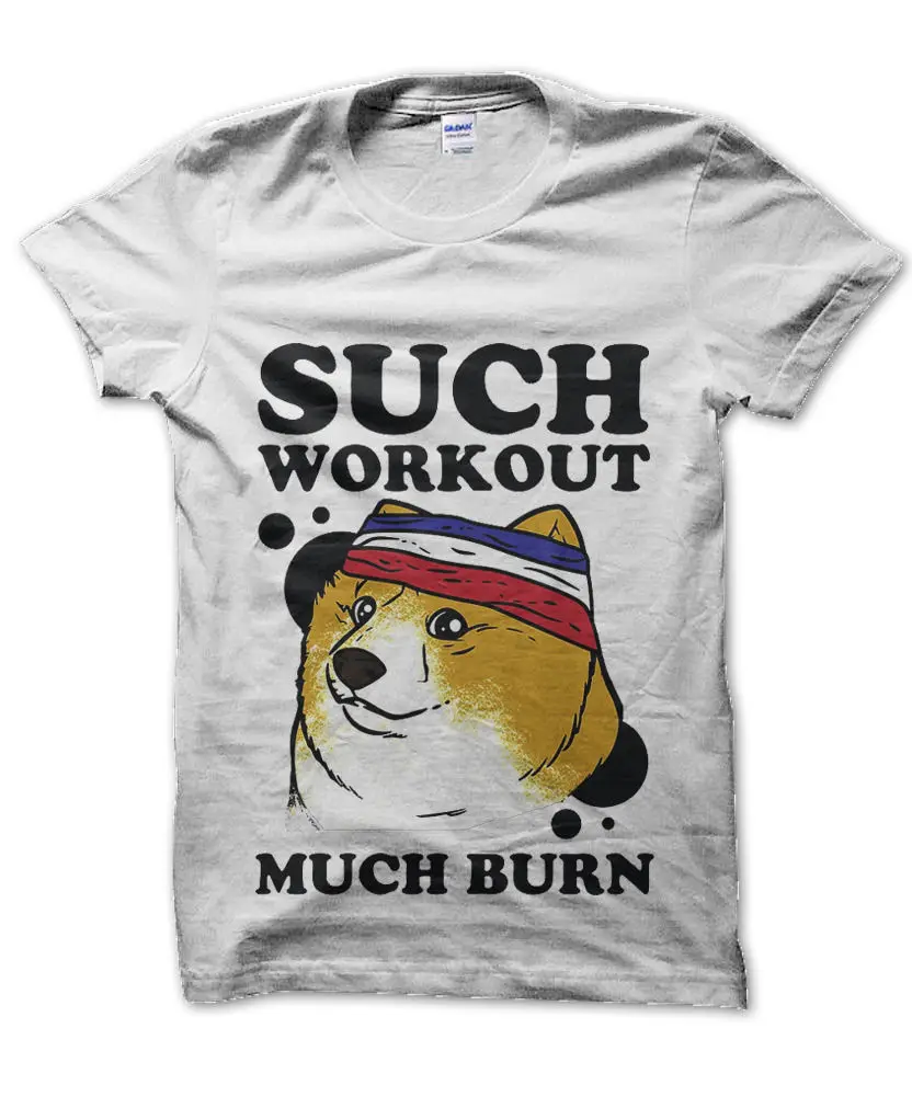 Such Workout Much Burn Unisex T-shirt Doge Me Present Nerd Gift Novelty Cool Tops Men Short Sleeve T Shirt Slim
Such Workout Much Burn Unisex T-shirt Doge Me Present Nerd Gift Novelty Cool Tops Men Short Sleeve T Shirt Slim
