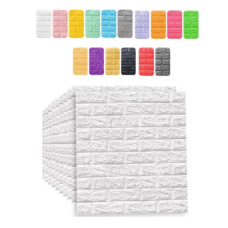 3D Wall Sticker Imitation Brick Home Decor Living Room 77x70cm, DIY Waterproof Self-Adhesive Wallpaper Kitchen TV Wall Decals
3D Wall Sticker Imitation Brick Home Decor Living Room 77x70cm, DIY Waterproof Self-Adhesive Wallpaper Kitchen TV Wall Decals