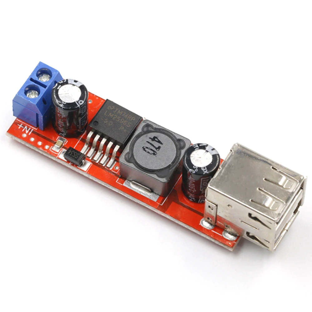 DC 6V-40V To 5V 3A Double USB Charge DC-DC Step-down Converter Module For Vehicle Charger LM2596 Dual USB
DC 6V-40V To 5V 3A Double USB Charge DC-DC Step-down Converter Module For Vehicle Charger LM2596 Dual USB