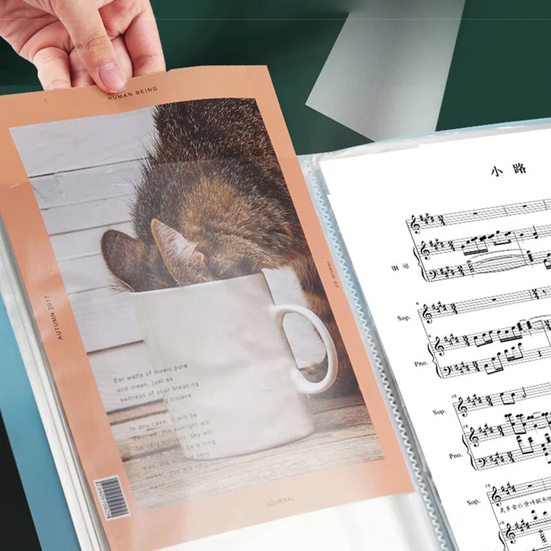 A4 Folder 100 Pages Large Capacity Transparent Inserts Music Poster Sketch Picture Painting Storage Multi Function
A4 Folder 100 Pages Large Capacity Transparent Inserts Music Poster Sketch Picture Painting Storage Multi Function