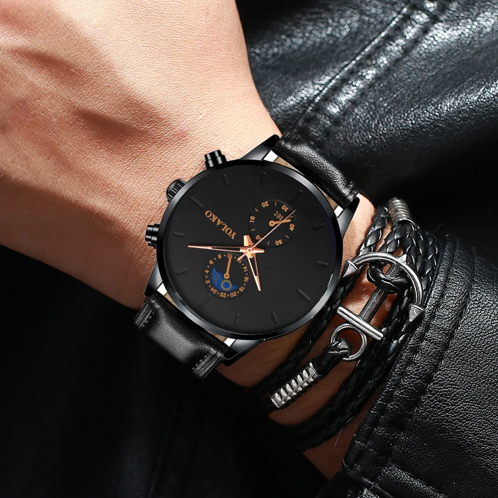 Men Fashion Casual Leather Wristwatch 2020 Top Brand Business Quartz Watch Analog Male Outdoor 3-Eye Sports Clock Relogio Hot
Men Fashion Casual Leather Wristwatch 2020 Top Brand Business Quartz Watch Analog Male Outdoor 3-Eye Sports Clock Relogio Hot