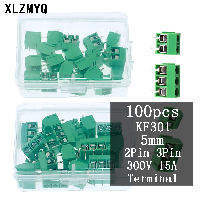 100 шт./коробка шаг 5 мм KF301 2P 3P Pin монтаж печатной платы винтовой клеммный блок коннектор для Arduino 300 в 15 а Фотоэлементы Diy комплект
100 шт./коробка шаг 5 мм KF301 2P 3P Pin монтаж печатной платы винтовой клеммный блок коннектор для Arduino 300 в 15 а Фотоэлементы Diy комплект