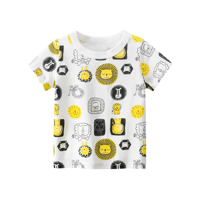2021 Children's T-shirt for Boys Lion Cartoon Animal Print Kids Tshirt Girls T Shirt Short Sleeve Summer Top Tees Boys Clothes
2021 Children's T-shirt for Boys Lion Cartoon Animal Print Kids Tshirt Girls T Shirt Short Sleeve Summer Top Tees Boys Clothes