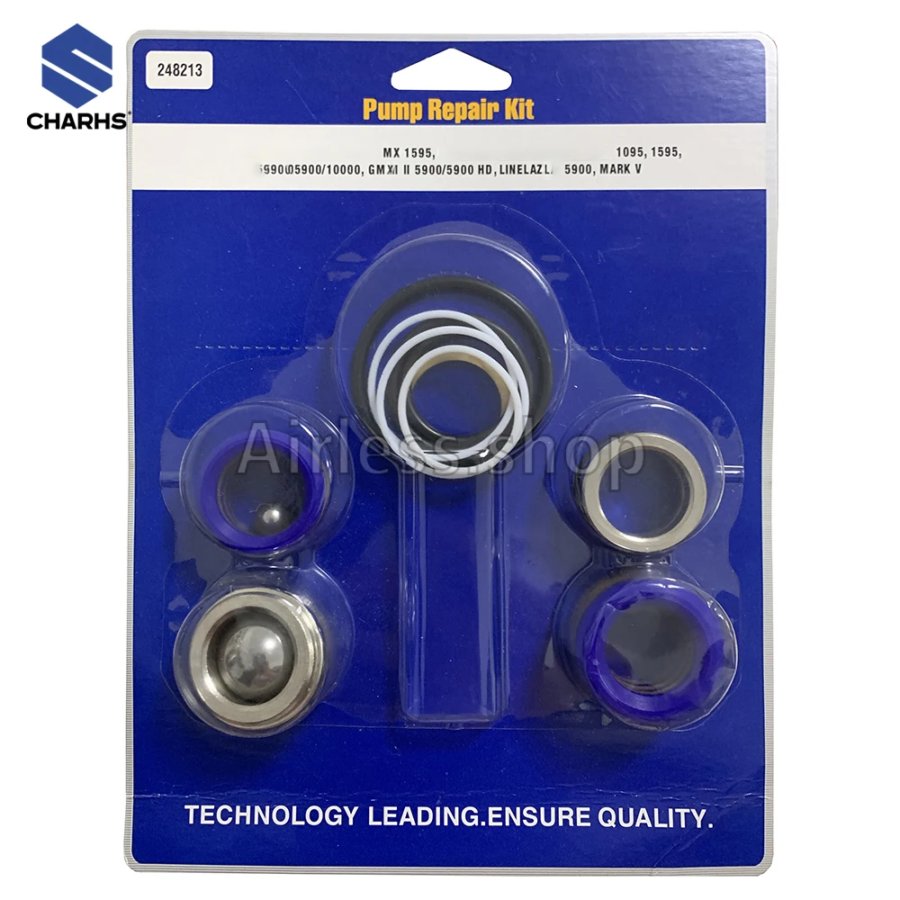 Airless Paint Sprayer spare part 248213 Pump Repair Kit For 1095 1595 5900 Mark 5V Repair Kits
Airless Paint Sprayer spare part 248213 Pump Repair Kit For 1095 1595 5900 Mark 5V Repair Kits