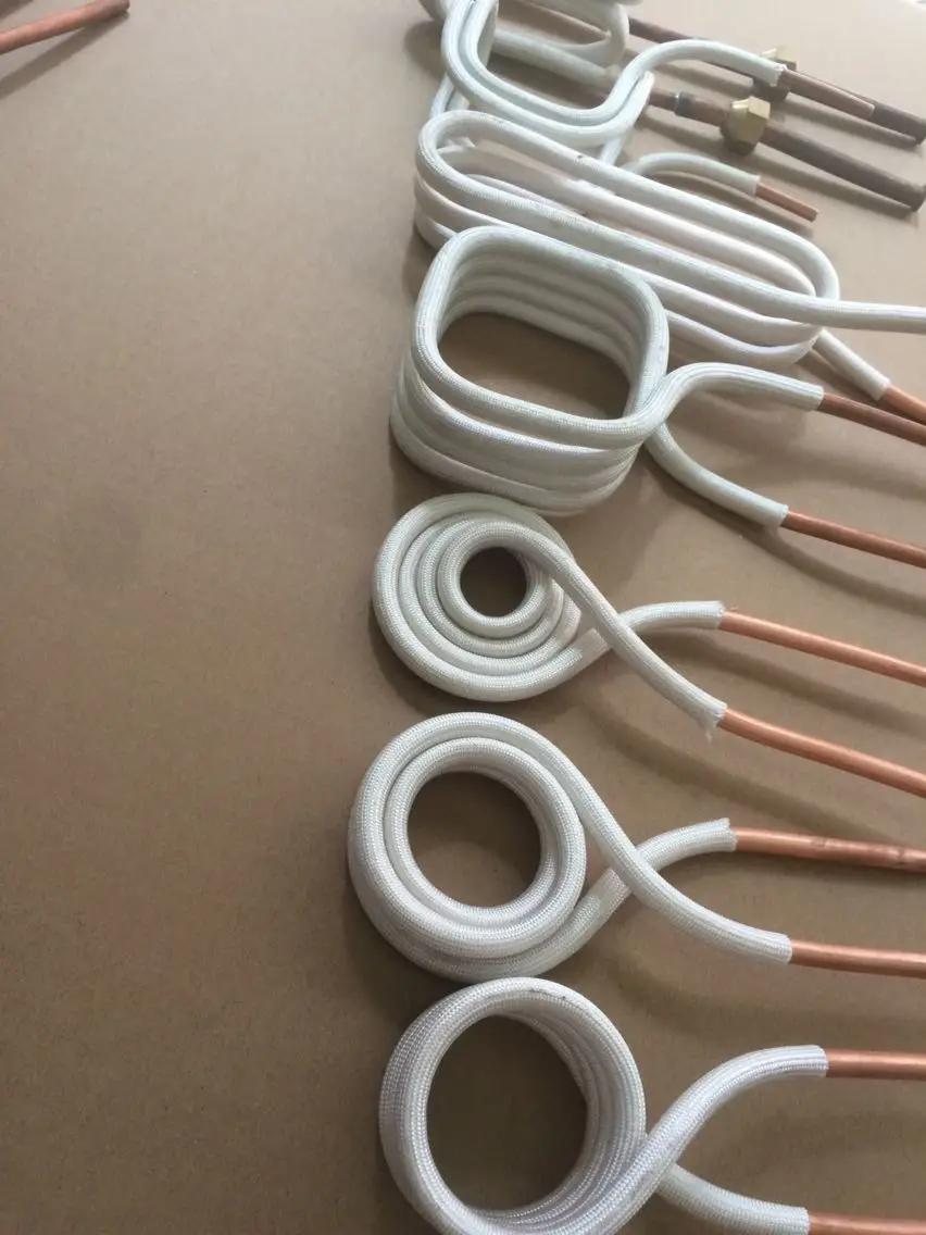 High Frequency Machine Induction Heating Ring Drilling Gear Turning Tool Heating Ring Plane Coil Copper Tube Heating Coil Induct
High Frequency Machine Induction Heating Ring Drilling Gear Turning Tool Heating Ring Plane Coil Copper Tube Heating Coil Induct