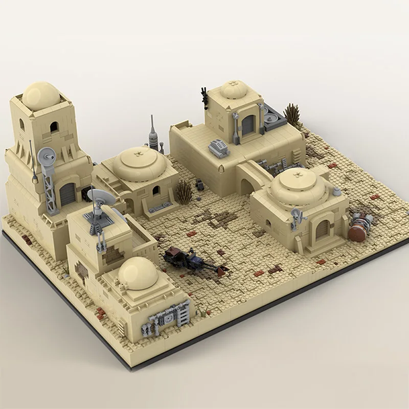 Buildmoc A New Hope Seriers StarW Mos Eisley-Cantina Bar R2D2 Building Block Brick Toy Compatible Slum Toy Christmas gift
Buildmoc A New Hope Seriers StarW Mos Eisley-Cantina Bar R2D2 Building Block Brick Toy Compatible Slum Toy Christmas gift