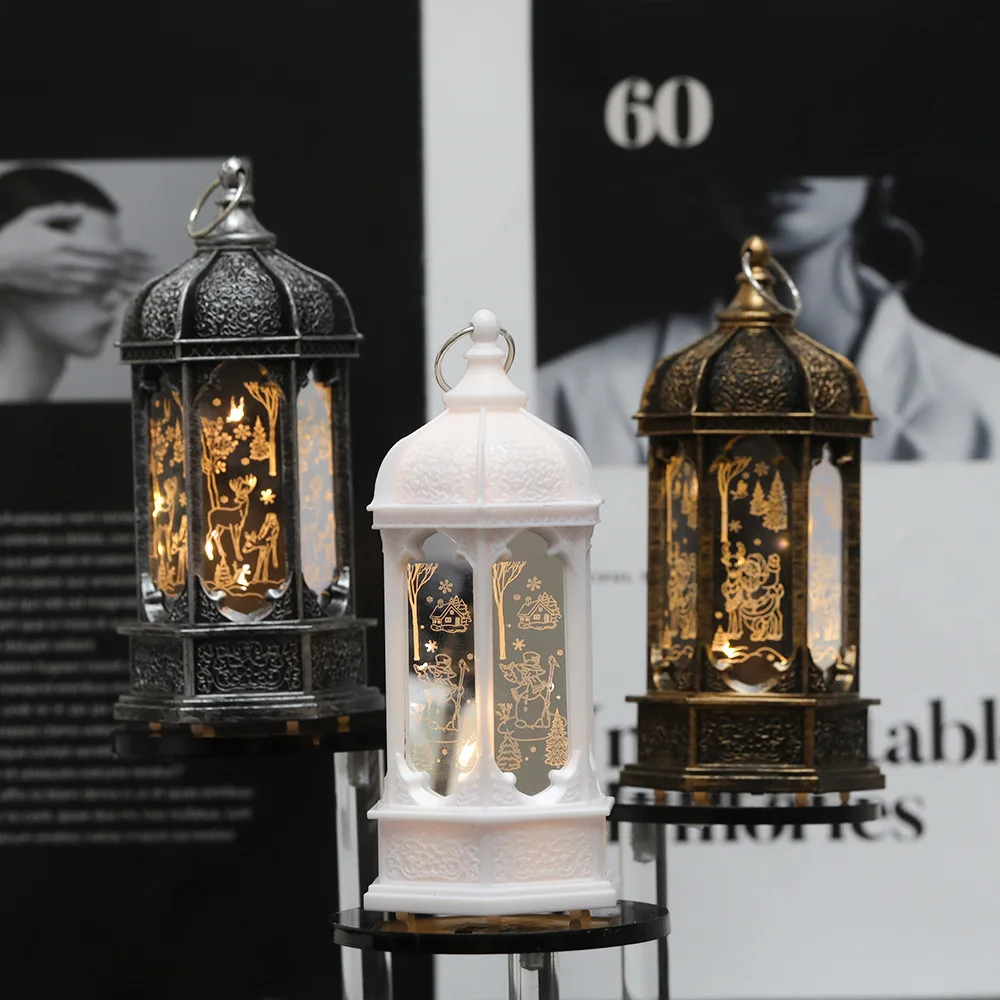 Christmas Lantern Candlestick Lamp Night Light European Decoration Desktop Light Ornaments New year Christmas Decoration Festoon
Christmas Lantern Candlestick Lamp Night Light European Decoration Desktop Light Ornaments New year Christmas Decoration Festoon
