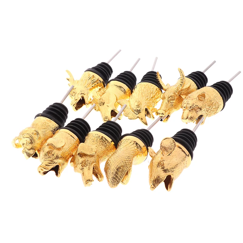 1Pc Zinc Alloy Animals Head Wine Pourer Wine Bottle Stoppers Wine Aerators Gift Home Wine Stopper
1Pc Zinc Alloy Animals Head Wine Pourer Wine Bottle Stoppers Wine Aerators Gift Home Wine Stopper