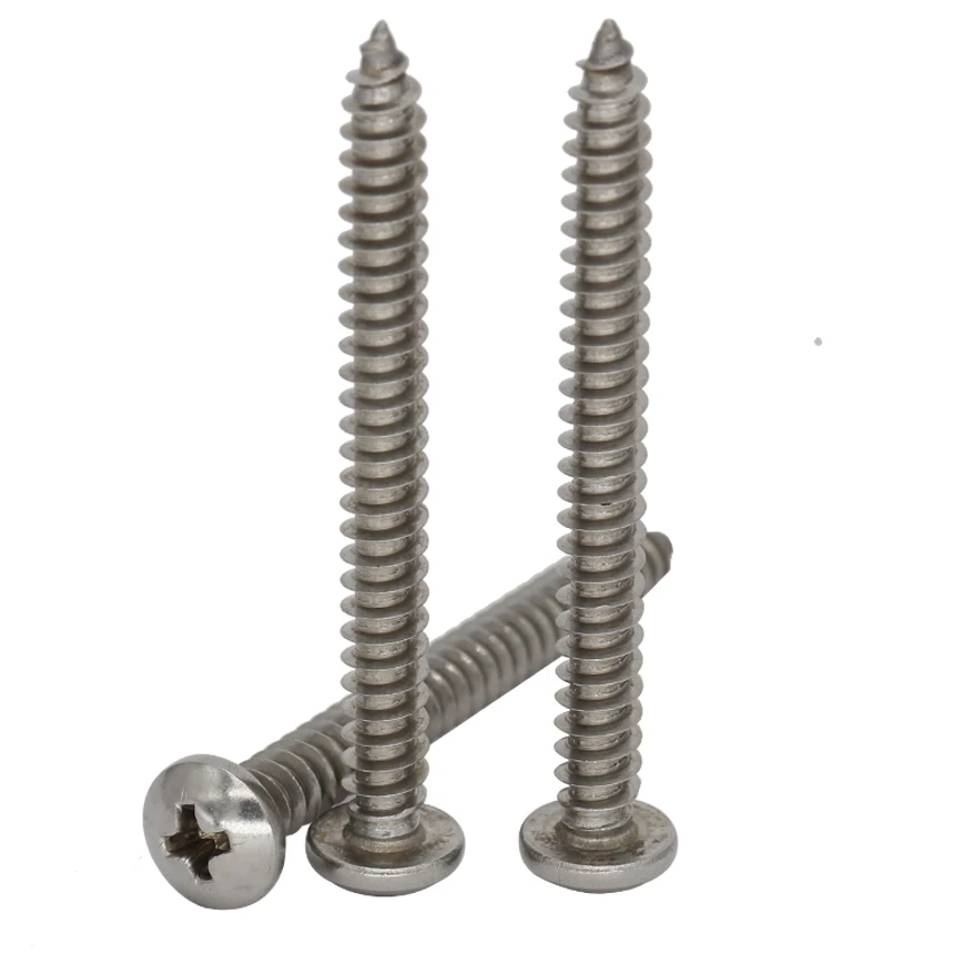 

M4.2 M4.2*30 M4.2x30 M4.2*35 M4.2x35 M4.2*40 M4.2x40 304 Stainless Steel DIN7981 Phillips Cross Recessed Round Pan Tapping Screw