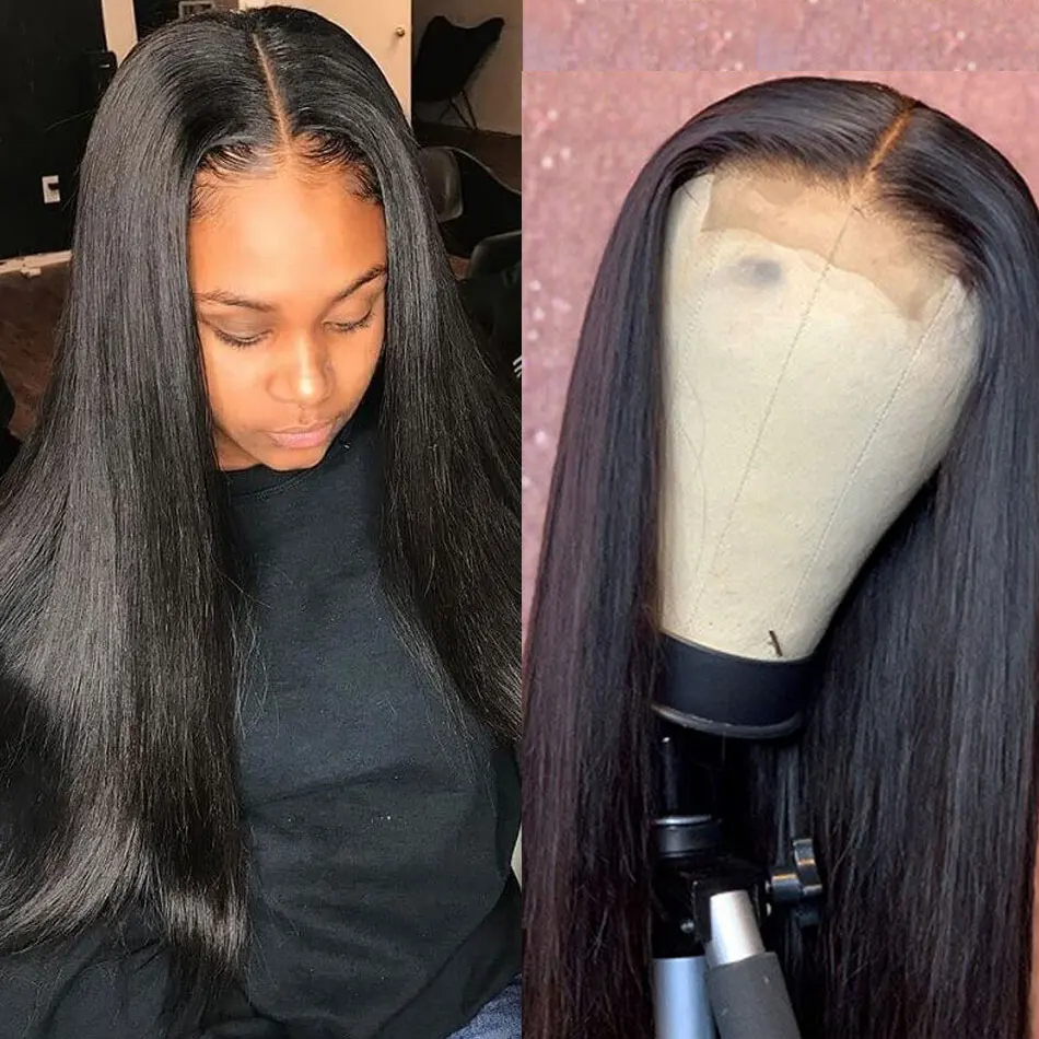 Straight Hair 4x4 HD Transparent Lace Closure Human Hair Wigs Remy Brazilian Hair Straight Lace Wig Pre Plucked Lace Front Wigs
Straight Hair 4x4 HD Transparent Lace Closure Human Hair Wigs Remy Brazilian Hair Straight Lace Wig Pre Plucked Lace Front Wigs