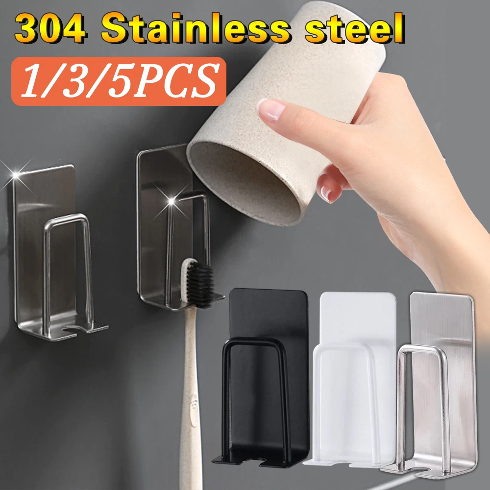 Stainless Steel Toothbrush Holder Tumbler Wall Mounted Suction Cup Travel Tooth Brush Cup Storage Rack Holder Bathroom
Stainless Steel Toothbrush Holder Tumbler Wall Mounted Suction Cup Travel Tooth Brush Cup Storage Rack Holder Bathroom