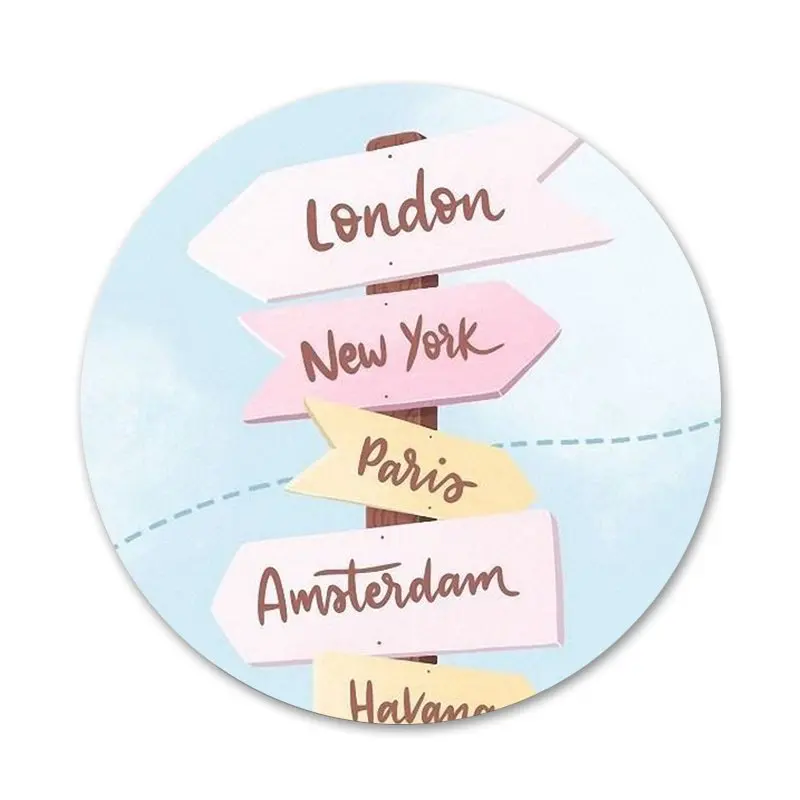 58mm Travel around the world Badge Brooch Pin Accessories For Clothes Backpack Decoration gift
58mm Travel around the world Badge Brooch Pin Accessories For Clothes Backpack Decoration gift