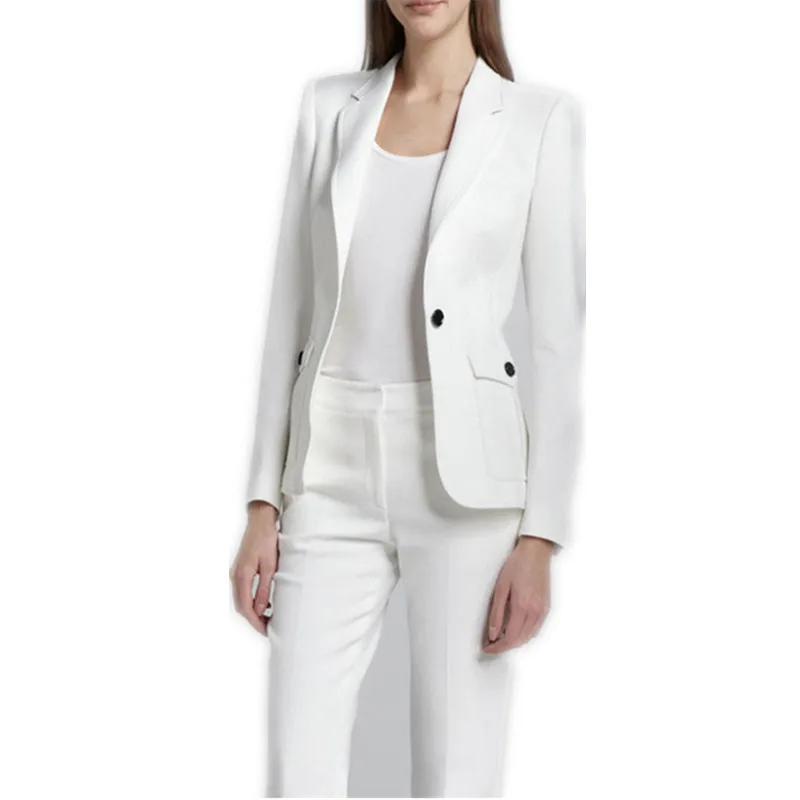 Womens Suits Blazer with Pants Women Work Clothes Hand Tailored Ladies Formal Business Office 2 Piece Jacket+Pants Custom Made
Womens Suits Blazer with Pants Women Work Clothes Hand Tailored Ladies Formal Business Office 2 Piece Jacket+Pants Custom Made