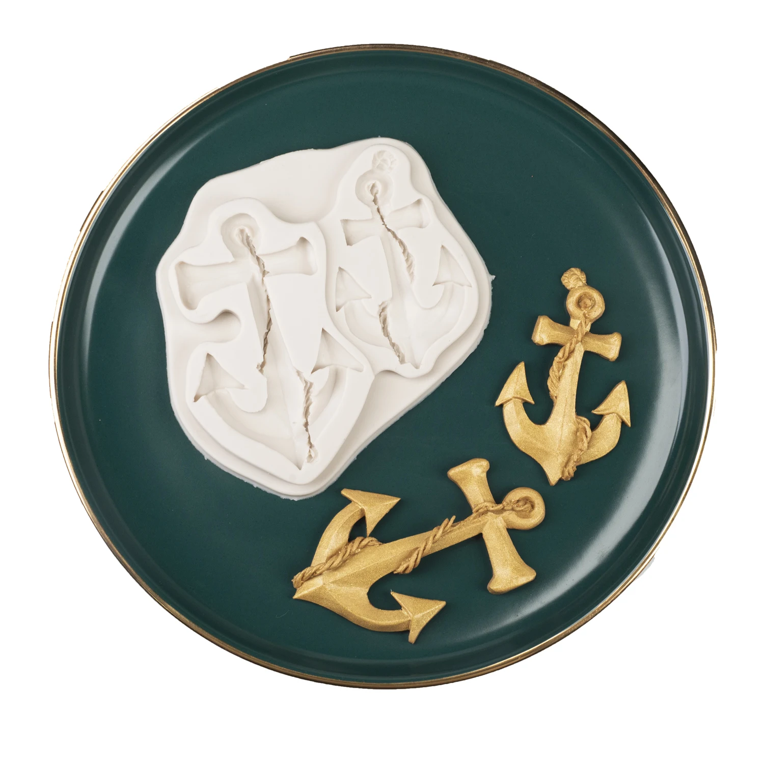 DIY Anchor Lace Shape Silicone Mold Resin Kitchen Baking Tool DIY Cake Chocolate Candy Fondant Moulds Dessert Pastry Decoration
DIY Anchor Lace Shape Silicone Mold Resin Kitchen Baking Tool DIY Cake Chocolate Candy Fondant Moulds Dessert Pastry Decoration