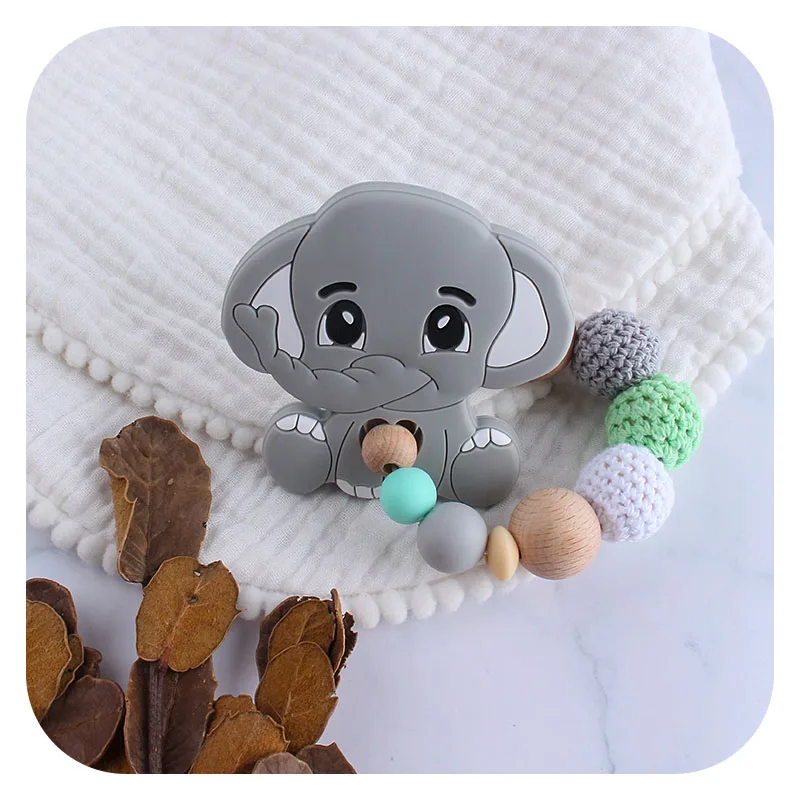 XCQGH 1Pcs Silicone Teether Bracelet Crochet Beads Newborn Baby Infant Toddler Teething Rattle Toy Nursing Item
XCQGH 1Pcs Silicone Teether Bracelet Crochet Beads Newborn Baby Infant Toddler Teething Rattle Toy Nursing Item