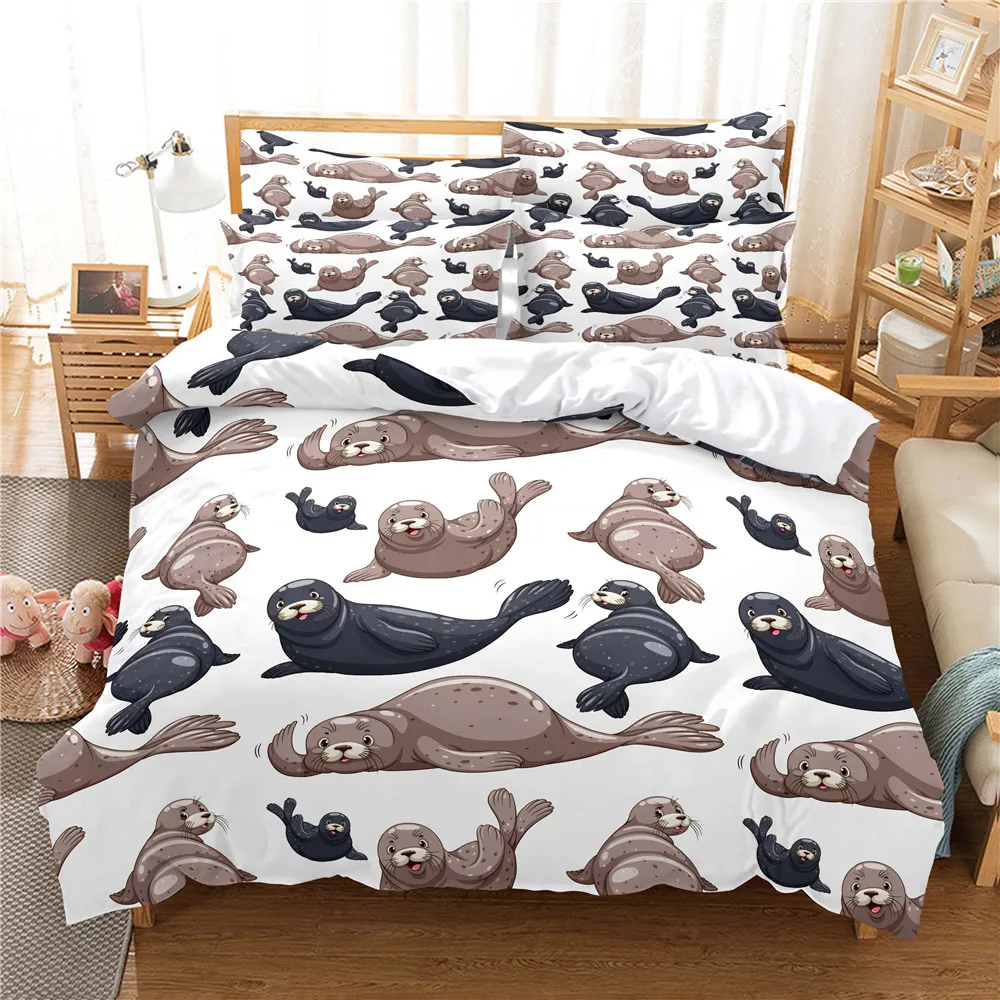3D Seal Bedding Set Queen Bedding Duvet Cover Set Bedding Set Bed Cover Cotton Queen Bedroom Bed Cover Set Bed Set Bedding
3D Seal Bedding Set Queen Bedding Duvet Cover Set Bedding Set Bed Cover Cotton Queen Bedroom Bed Cover Set Bed Set Bedding
