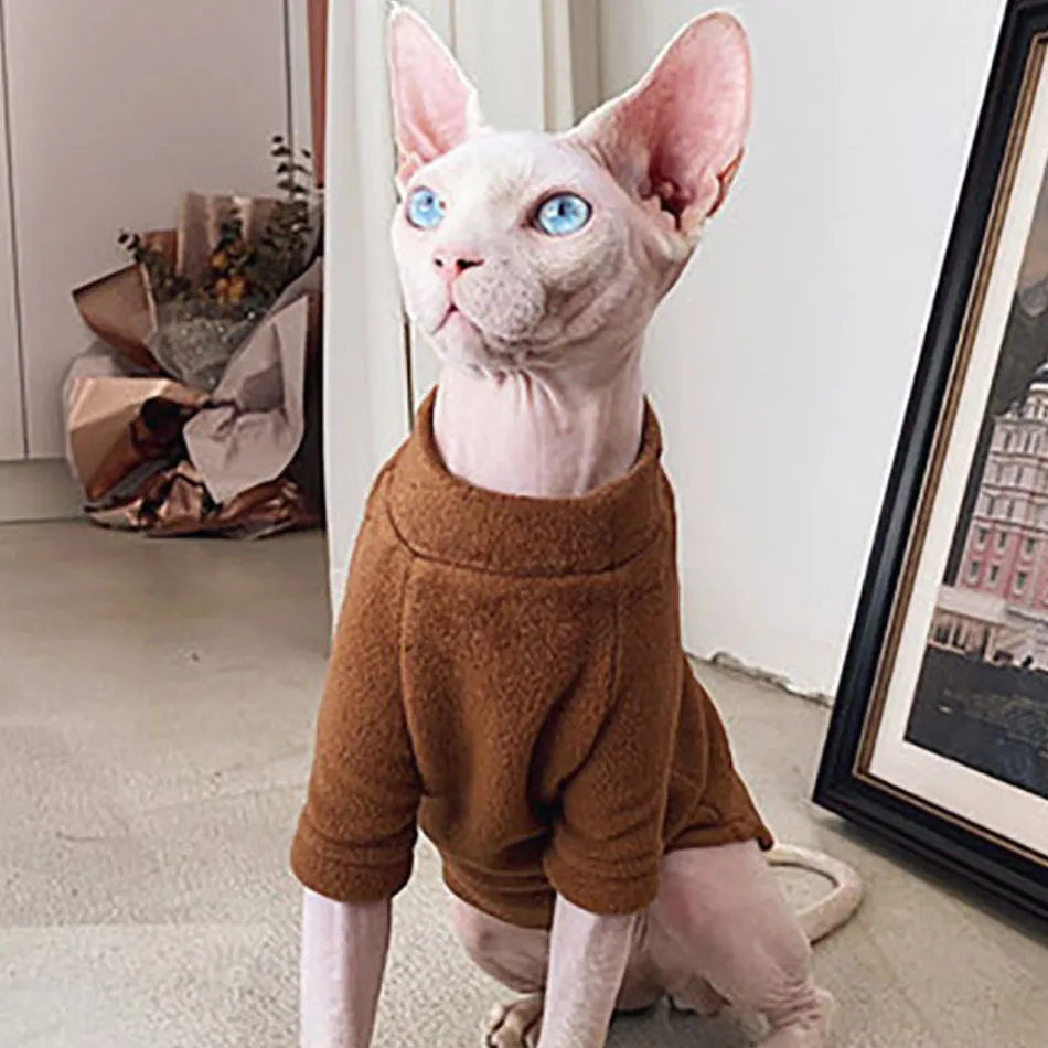 Comfort Winter Sphinx Cat Clothes Warm Fleece Sphynx Cat Clothes Outfit Coat Clothing For Sphints Winter Soft Clothing Sphinksu
Comfort Winter Sphinx Cat Clothes Warm Fleece Sphynx Cat Clothes Outfit Coat Clothing For Sphints Winter Soft Clothing Sphinksu