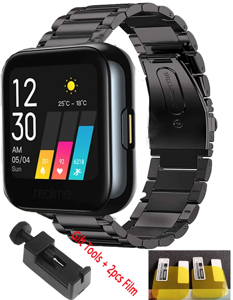 Metal Strap Soft Film Screen Protector Protector Strap Realme Watch Steel , Stainless Steel , Bracelet Smart Strap and TPU
Metal Strap Soft Film Screen Protector Protector Strap Realme Watch Steel , Stainless Steel , Bracelet Smart Strap and TPU