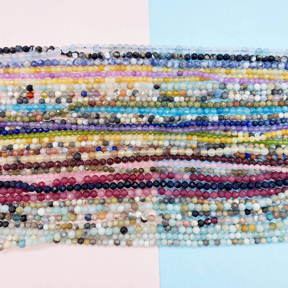 2mm3mm4mm Natural Stone Malachite Agate and Tourmaline Faceted Loose Beads Used To Make DIY Necklaces and Bracelet Accessories 
2mm3mm4mm Natural Stone Malachite Agate and Tourmaline Faceted Loose Beads Used To Make DIY Necklaces and Bracelet Accessories