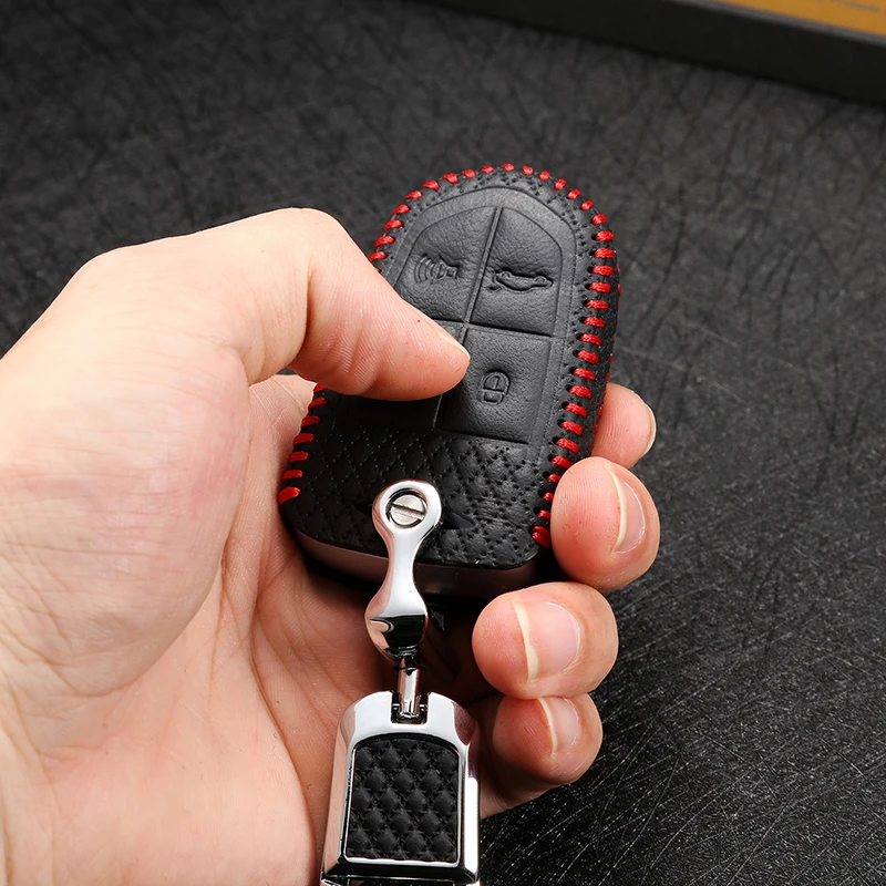 LUCKEASY For BORGWARD BX7 BX5 2017-18 leather Smart Remote key Case Cover Holder 
LUCKEASY For BORGWARD BX7 BX5 2017-18 leather Smart Remote key Case Cover Holder