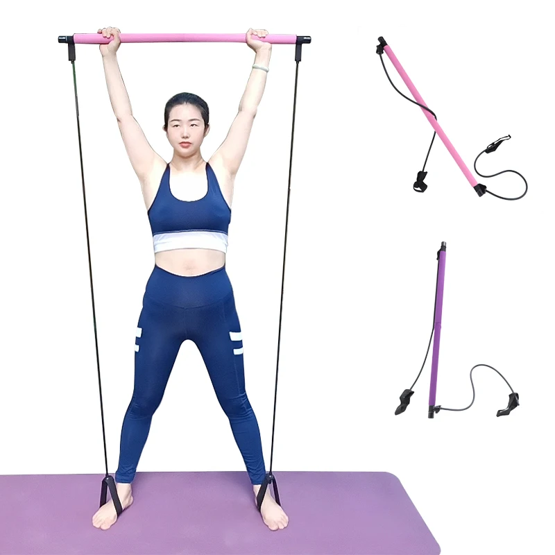New Portable Yoga Pilates Bar Sport Elastic Bodybuilding Bands Exercise Pilates Stick Elastic Resistance Band for Home Gym
New Portable Yoga Pilates Bar Sport Elastic Bodybuilding Bands Exercise Pilates Stick Elastic Resistance Band for Home Gym