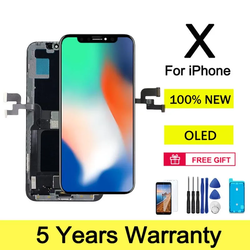 100% новый ЖК-дисплей для IPhone X OLED экран Pantalla для IPhone XR XS MAX 11 Pro Max 3D сенсорный дигитайзер в сборе ЖК-экран 
100% новый ЖК-дисплей для IPhone X OLED экран Pantalla для IPhone XR XS MAX 11 Pro Max 3D сенсорный дигитайзер в сборе ЖК-экран